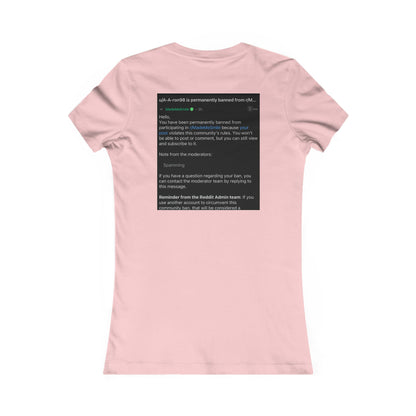 Women's Bella+Canvas Permanently banned Tee