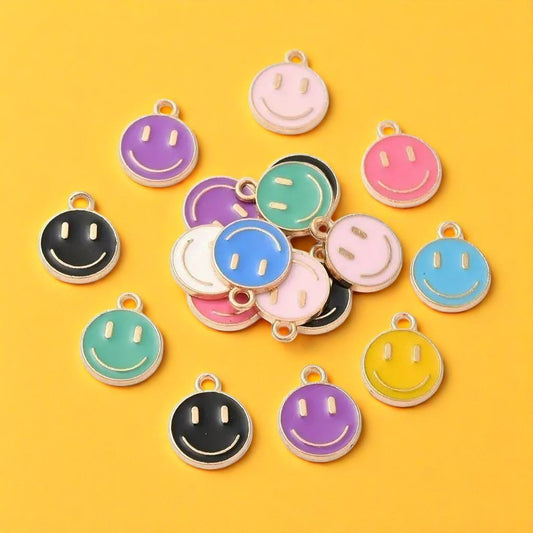 Smiley Face Shoe Charm