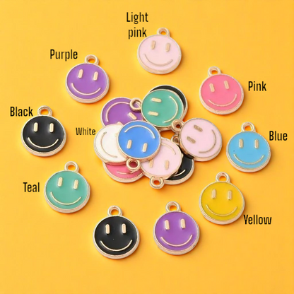 Smiley Face Shoe Charm