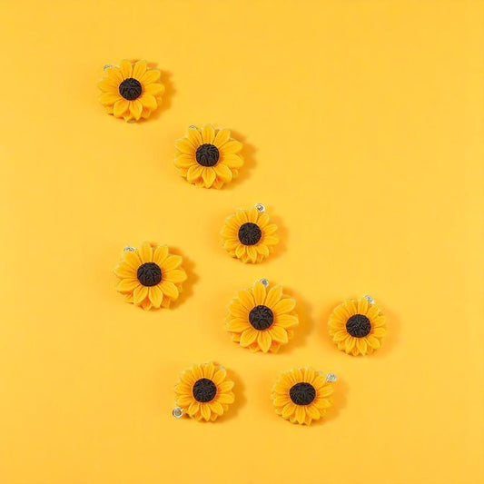 Sunflower Shoe Charm