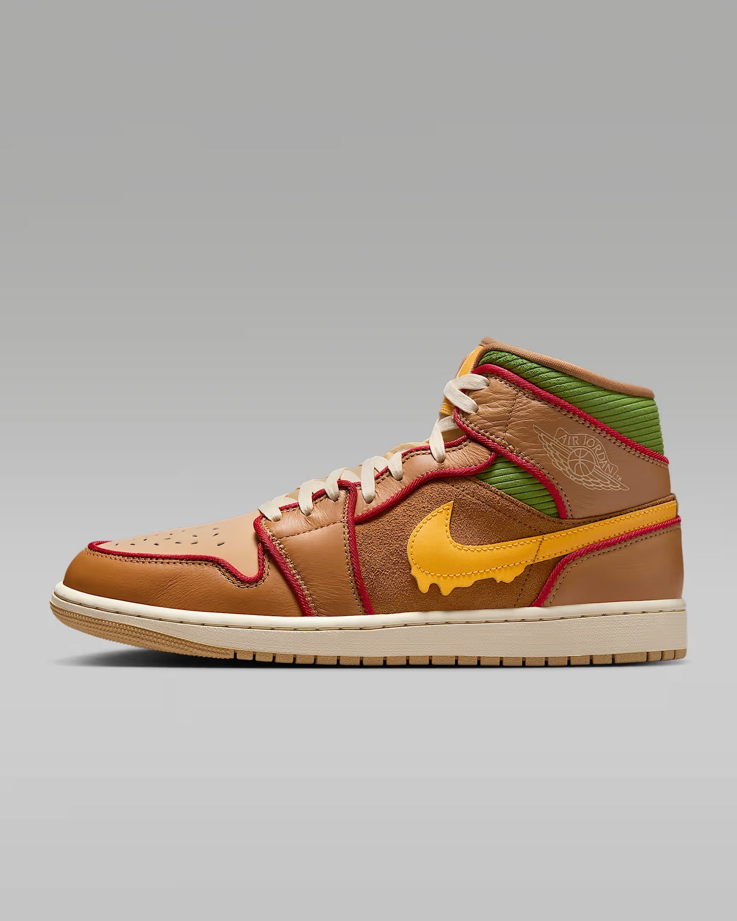 Zipped Nike Air Jordan 1 Mid